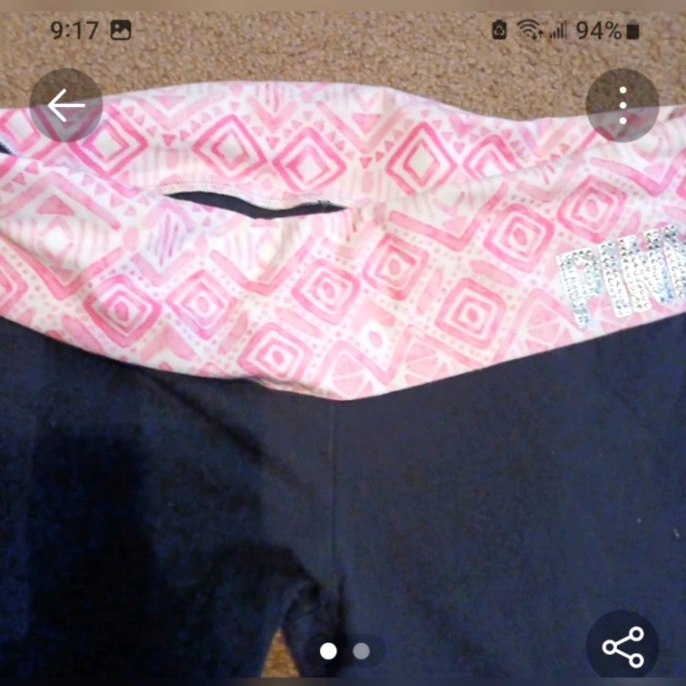 Victoria secret pink capri leggings